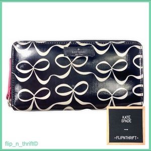 🎉HP🎉 KATE SPADE Bow Wallet 🎀